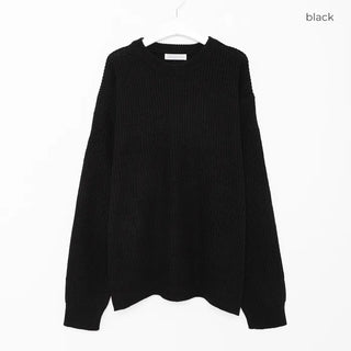(Unisex) Openwork Round Knit