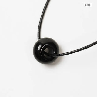 Stone Ring Point Necklace