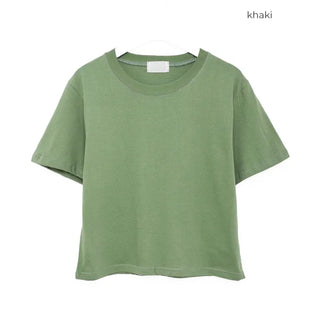 Colorful basic short-sleeved T-shirt