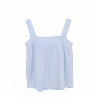 Ribbon sleeveless blouse & scrunchie set