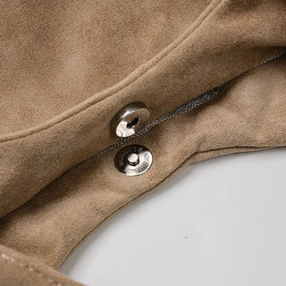 Simple suede bag