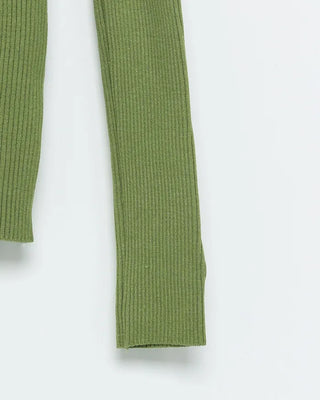 Half-neck long-sleeve T-shirt
