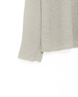 See-through oversized knit