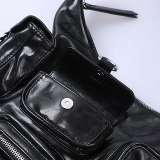 Multi-pocket shoulder bag