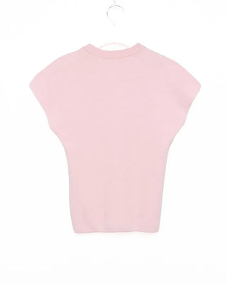 Slim short-sleeve knit