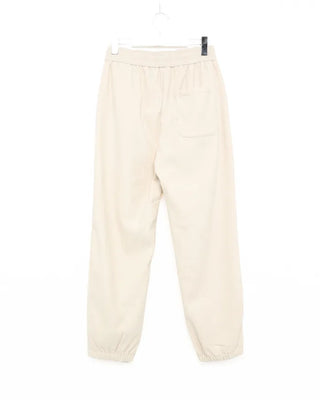 Simple elastic waist jogger pants