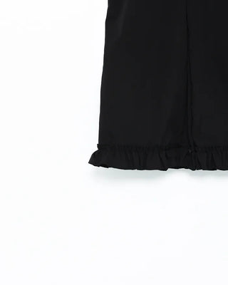 Layered ruffle skirt pants