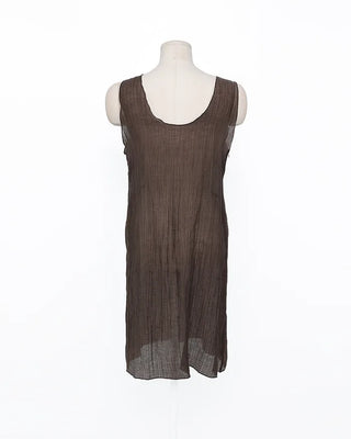 Scarf set sheer layered dress
