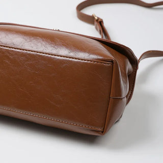 Flap Lock Square Tote Bag