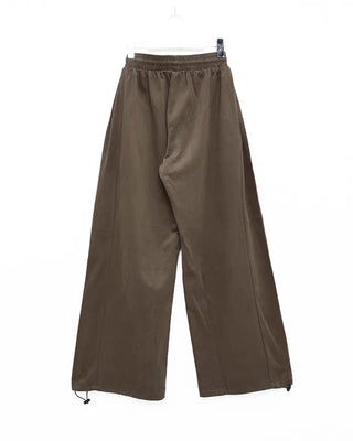 Unisex drawstring wide sweatpants
