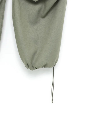 Pleated skirt wide slacks