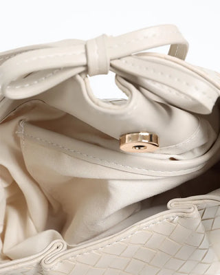 Intrecciato Ribbon Shoulder Bag
