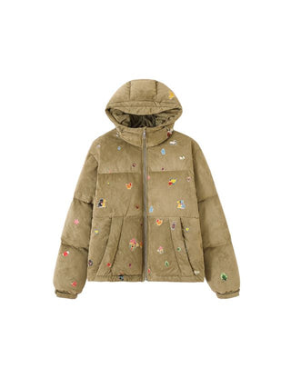 CONP Suede Texture Padded Jacket