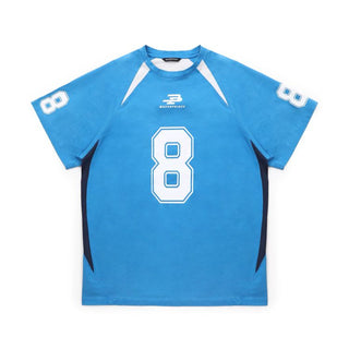 [MASONPRINCE] Combed Cotton No.8 Jersey T-Shirt