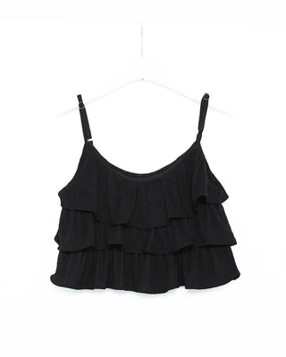 Wrinkle Tiered Camisole & Pants Set