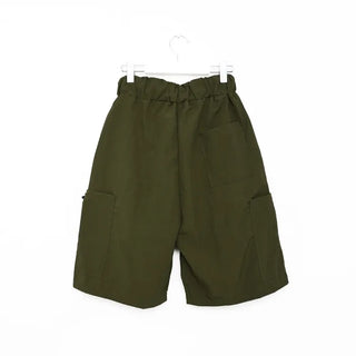 (Unisex) String Cargo Bermuda Pants