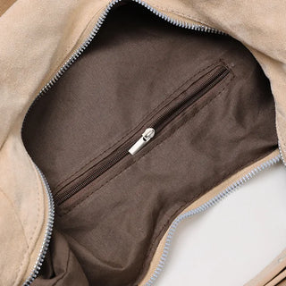 Strap Suede Shoulder Bag