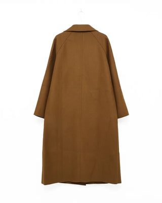 Double-breasted long coat