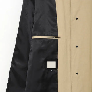 Unisex casual balmacaan coat