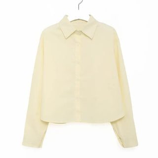 Twist knit cardigan and shirt set