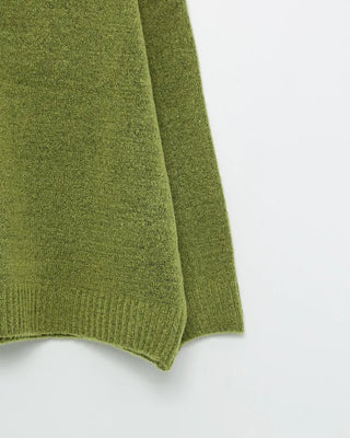 Henley neck oversized knit