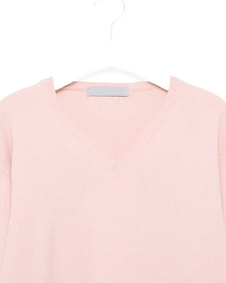 Colorful V-neck knit