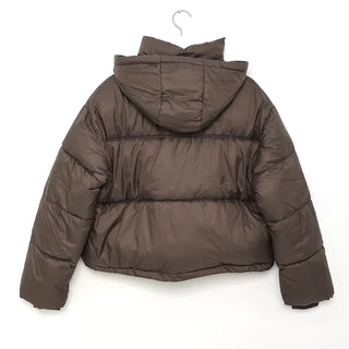 Hooded padded jacket