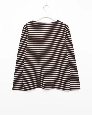 Classic striped T-shirt with label