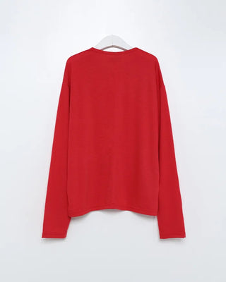 (Unisex) Simple Round Long Sleeve T-Shirt