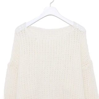 Loose-fit colored knit