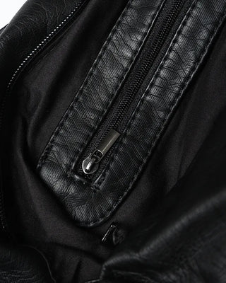 Cargo Pocket Square Leather 2-Way Bag