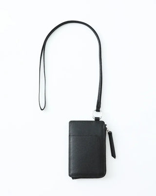 [2nd Re-release] (ORIGINAL) Strap Leather Card Wallet (black)