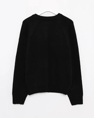 Loose-fit V-neck knit