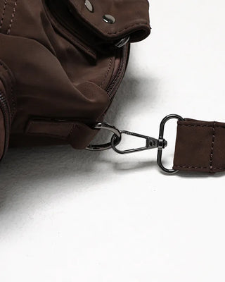 Multi-pocket Boston Big Leather Tote Bag