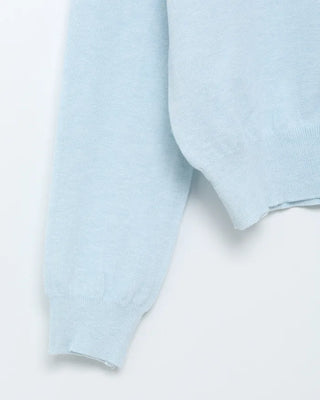 Round neck knit cardigan