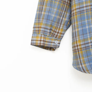 Loose-fit check shirt
