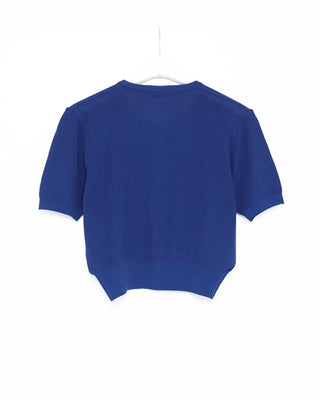 Round Summer Short-Sleeve Cardigan