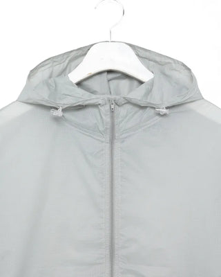 See-through semi-cropped windbreaker