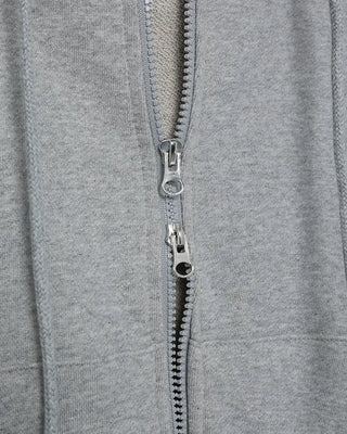Cropped double-zip hoodie