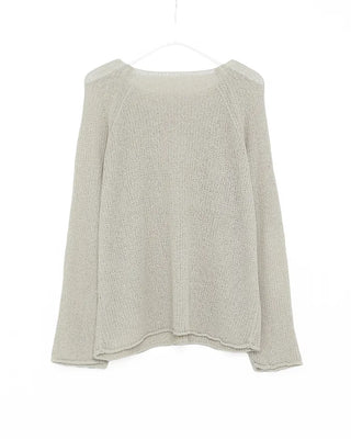 See-through oversized knit