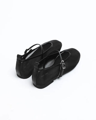 See-through Mary Jane Flats