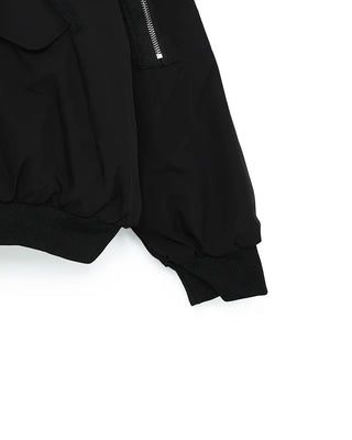 Oversized fur blouson