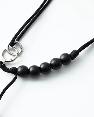 [4th Re-release] (ORIGINAL) Wood Ball Shoulder Strap (black)