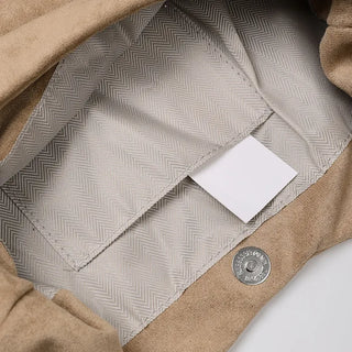 Simple suede bag