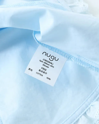 [1st Re-release] (ORIGINAL) Lace Ribbon Slim Blouse