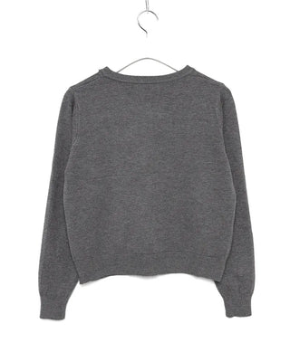 Classic round neck cardigan
