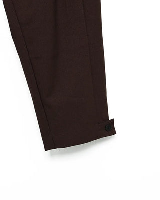 Classic pleated wide-leg pants