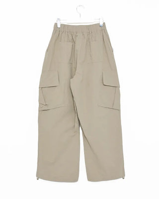 (Unisex) Elastic Waist Cotton Cargo Pants