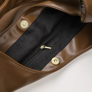(Unisex) Leather Pocket Shoulder Bag