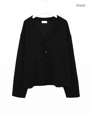 Oversized V-neck cardigan